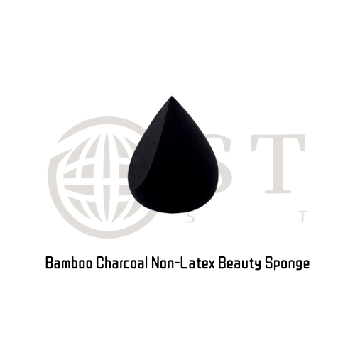 ST-MZ-003 | Bamboo Charcoal Detoxifying Beauty Sponge (Latex-free)